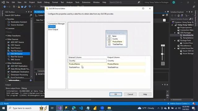 How To Use SQL Temp Table in a SSIS Package смотреть онлайн