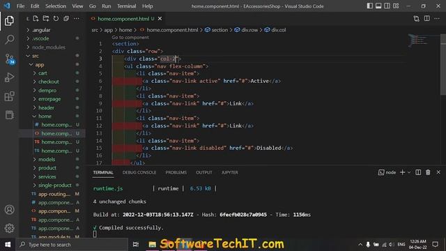 SoftwareTechIT Live : Creating Angular Project EAccessoriesShop With Flask | Create Ecommerce App смотреть онлайн
