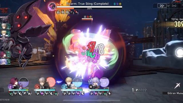 Kafka + Path Nihility vs Swarm Disaster Difficulty 4 | Honkai: Star Rail - Simulated Universe смотреть онлайн