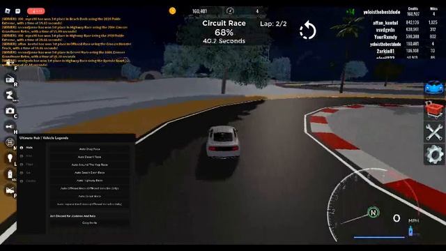 [Roblox] Vehicle Legends Script & Auto Farm & Auto Race & More & PASTEBIN смотреть онлайн