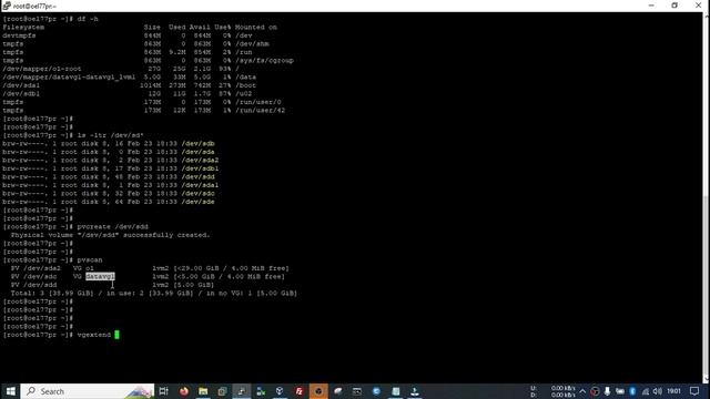 How to Add more space in existing Mount Point in Linux смотреть онлайн