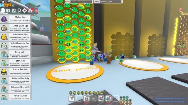My New Bee Swarm Simulator Account.. смотреть онлайн