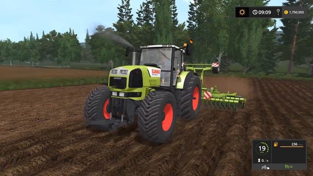 Farming Simulator 17 CLAAS ATLES 936 RZ TRACTOR смотреть онлайн