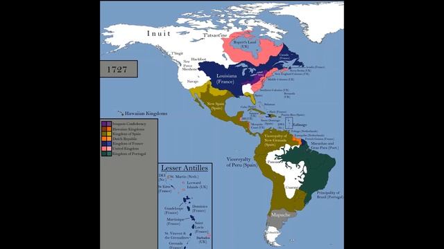 The History of the Americas (1450 - 2019): Every Year смотреть онлайн