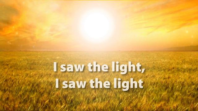 I Saw the Light Instrumental with Lyrics смотреть онлайн