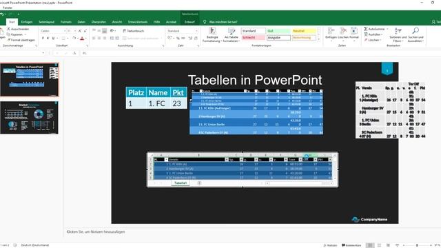 PowerPoint Tabellen einfügen & verknüpfen mit Excel смотреть онлайн