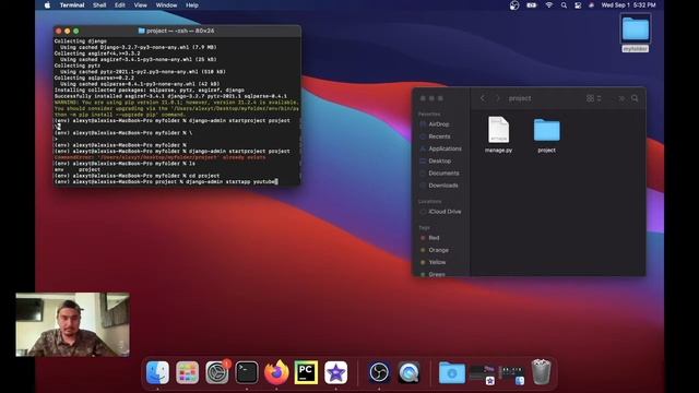 How To Start a django project (python 3) in 2021 смотреть онлайн