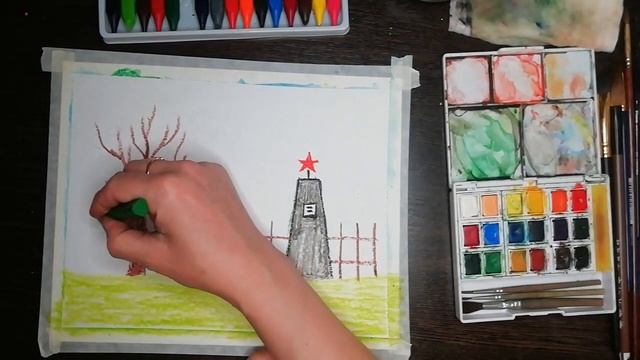 Рисуем ОБЕЛИСК смотреть онлайн