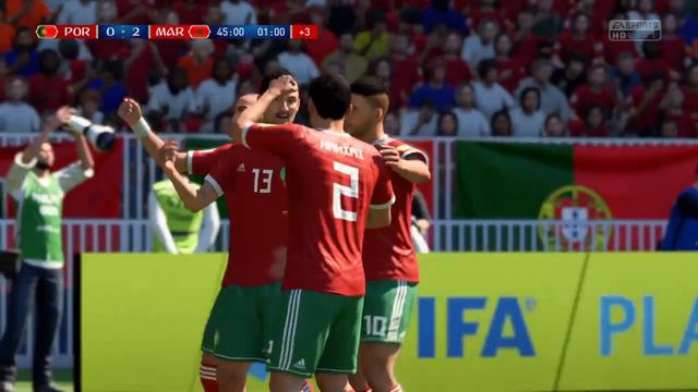 Португалия - Марокко / FIFA World Cup Russia 2018 / FIFA 18 смотреть онлайн