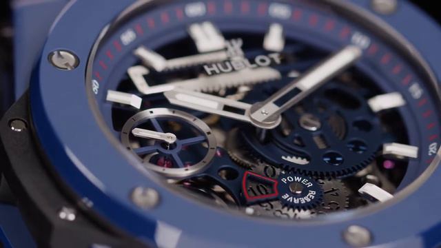 Hublot BIG BANG MECA-10 BLUE CERAMIC смотреть онлайн
