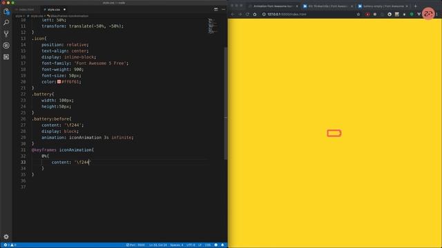 Animation Font Awesome Icons - using only HTML & CSS смотреть онлайн