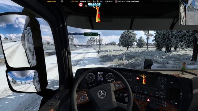 ?ETS-2?зима - скользко???развожу новогодние подарки?? смотреть онлайн