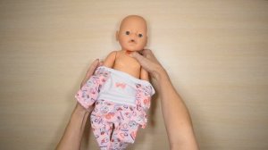 Комбинезон для куклы Baby Born  и аналогов Беби Бона ростом до 43 см
