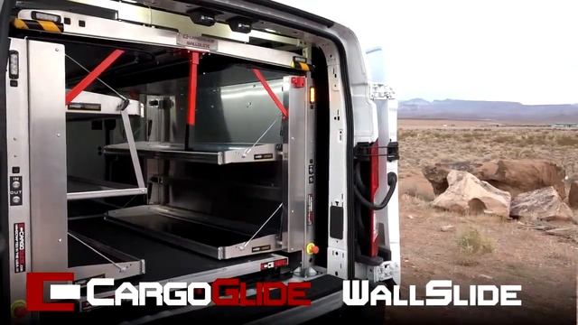 CargoGlide Van WallSlide Features and Benefits, Shelving Rolls Out to Chest Height смотреть онлайн