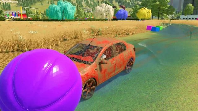 DELIVERING AUDI, BMW, MERCEDES, DACIA, DODGE, TOYOTA WITH POLICE TRACTOR - Farming Simulator 22 смотреть онлайн