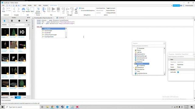 How to make a Basic KeyCode script roblox studio. смотреть онлайн