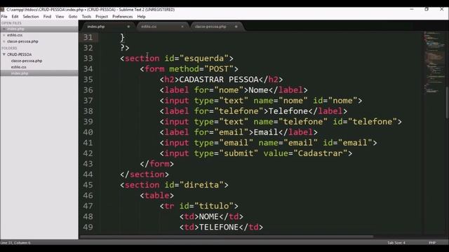PHP PDO 9/10 (PROJETO - EDITAR DADOS - PARTE 1) смотреть онлайн