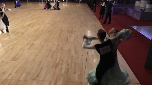 Vladislav Esipenok - Daria Meniaylo | R1 Slow Waltz | Moscow Region Championship 2017 смотреть онлайн