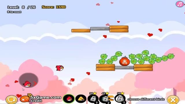 Angry Birds Shooting 2 - Angry Birds Vs Bad Piggies - Angry Birds Game смотреть онлайн