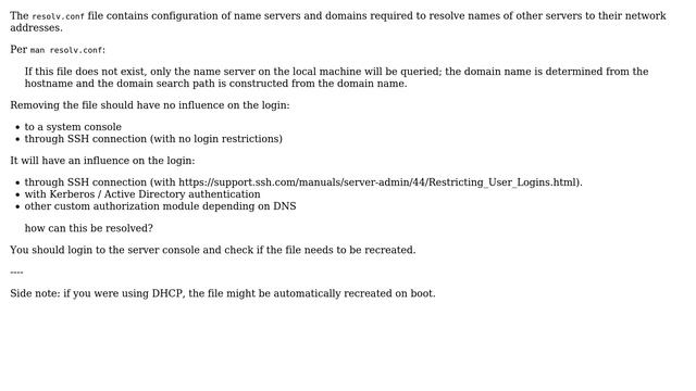 What happens when we delete resolv.conf file from a Linux server? (3 Solutions!!) смотреть онлайн