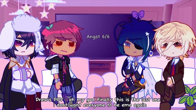 ➤ • Fandoms react to each other • 0.5/4 Drew • Gacha Club Reaction Video • ᨎ смотреть онлайн