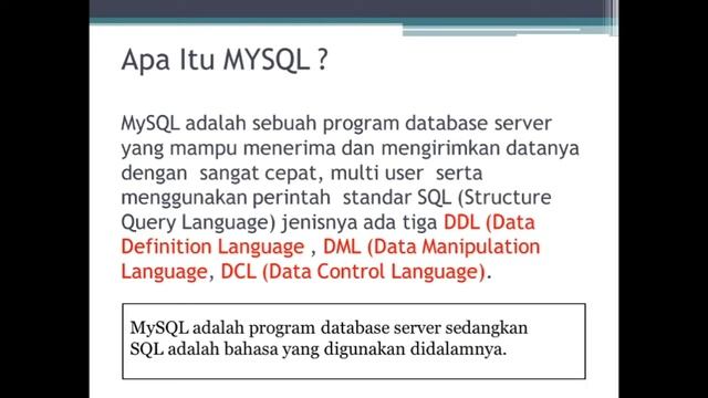 #2 Mengenal MariaDB dan MYSQL смотреть онлайн