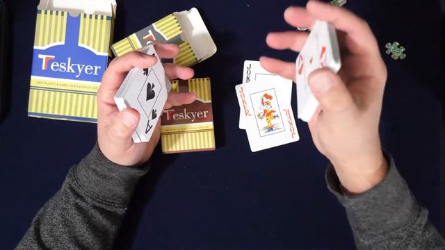Are these Teskyer Plastic Playing Cards any good?! Teskyer Deck Set Review. 100% Plastic! смотреть онлайн