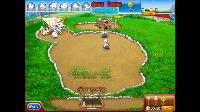 Farm Frenzy Pizza Party only GOLD Egg street 3 (level 3) Веселая ферма Печем пиццу Яичная 3 Золото смотреть онлайн