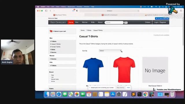 Laravel 8 E-commerce - Review (Part 1-185) | Sub-Admins Roles/Permissions | Laravel Live Class смотреть онлайн