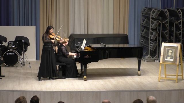 Франц Шуберт "Соната для скрипки и фортепиано a-moll" смотреть онлайн