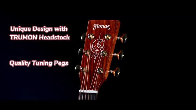 Trumon Acoustic Guitar 1900 Dolphin Master Series | Trumon Guitars смотреть онлайн