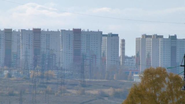 ЖК "Академический". Вид с дома №9 на ЖК "Цветы" смотреть онлайн