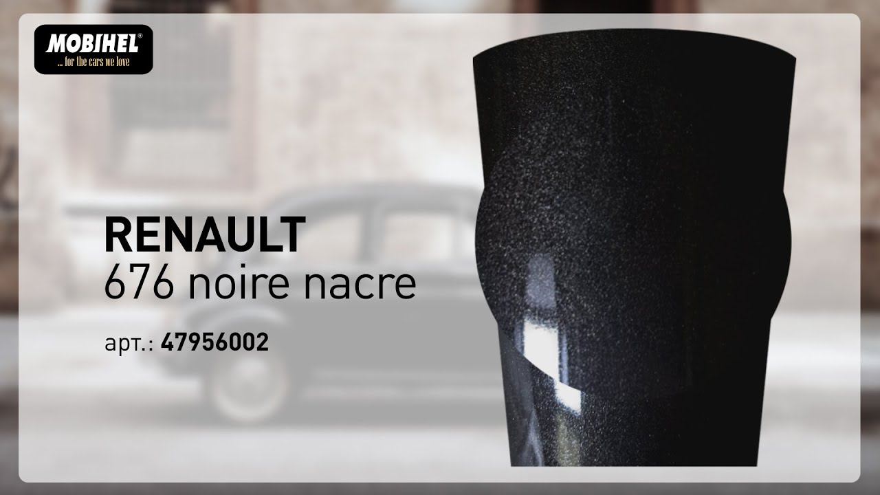 MOBIHEL RENAULT 676 Noire Nacre – готовая базовая эмаль металлик
