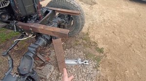 стоит ли делать переднюю навеску/самодельная передняя навеска на трактор т 40 / самодельная лопата.