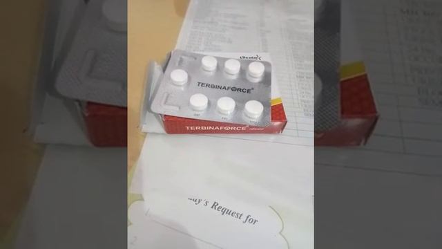 Tab Terbinaforce 250(Terbinafine) for chronic fungal infections of nails,groin region,skin,mouth et смотреть онлайн