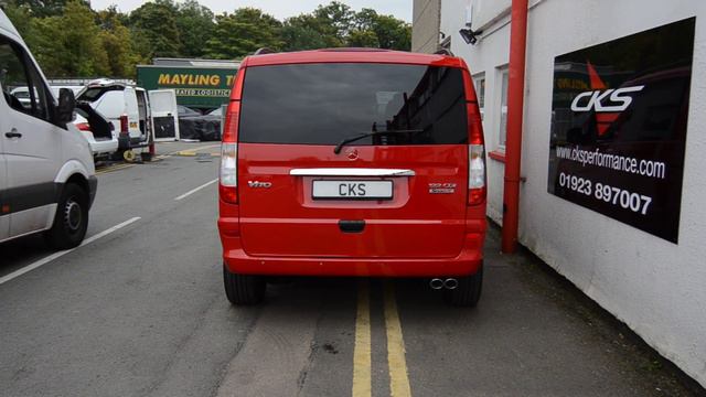 Mercedes W639 Vito 122 CDI Sport X CKS Twin Sport Exhaust & Performance Upgrades