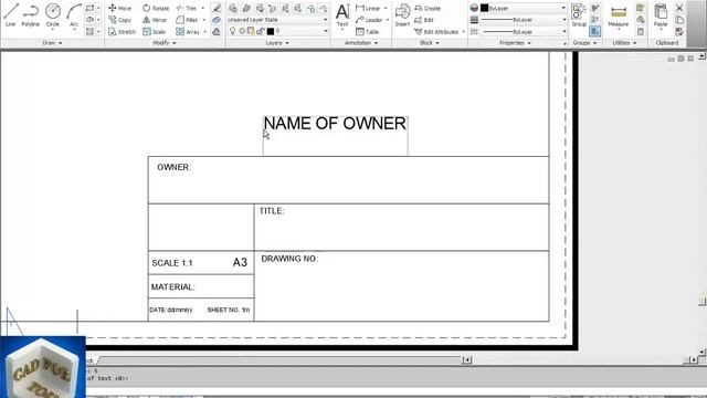 How to make AutoCAD ISO Title Block смотреть онлайн
