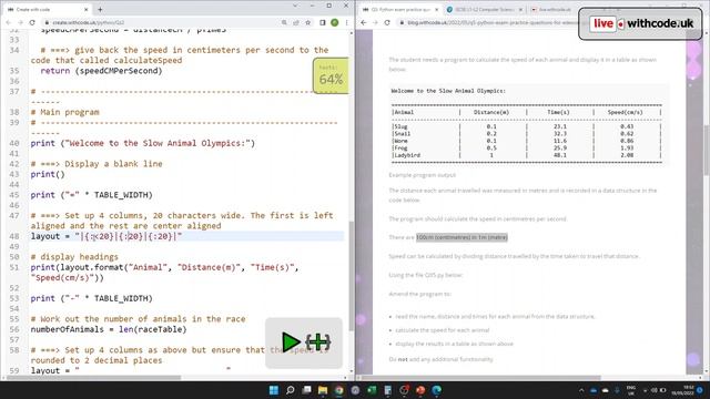 Q5: Preparing for Edexcel GCSE Computer Science on screen python exam смотреть онлайн