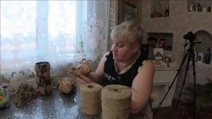 Мастер класс Как отбелить джут и чем покрасить джутовую нить/jute. Джутовая филигрань.