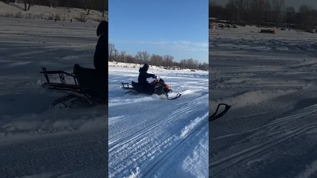 Покатушки на снегоходах этой зимой!