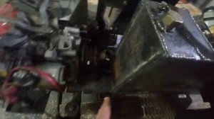 самодельный мини трактор классика  на гидро ходу. . первый выезд.homemade tractor