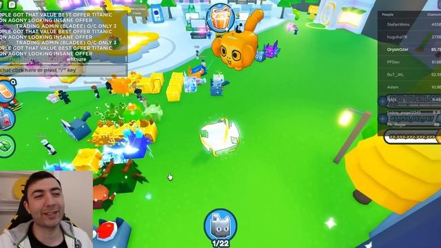 Huge Angelus Pete Gelen Teklifler - 10T Değerinde?/ Roblox Pet Simulator X смотреть онлайн