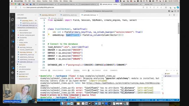 Using pgvector + PostgreSQL in Python for vector storage and querying смотреть онлайн