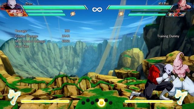 Jiren Frame trap in to solo DR corner combo смотреть онлайн