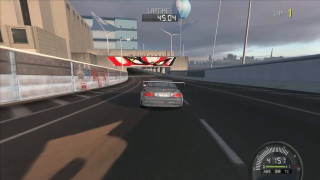 NFS Pro Street - BMW M3 GTR (V8 ENGINE MOD) смотреть онлайн