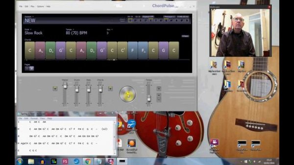 How to make a simple backing track using Chord Pulse Lite