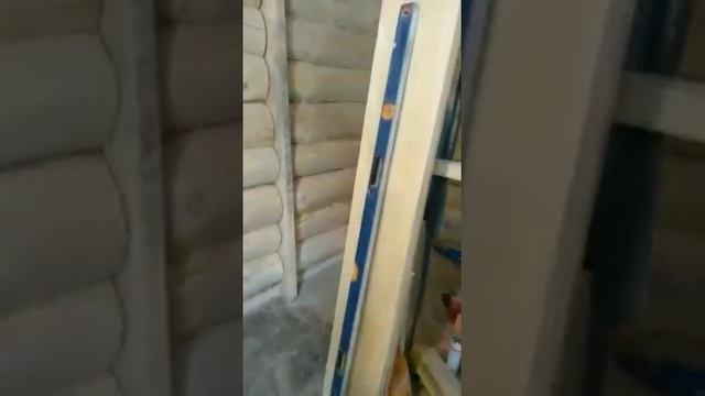 Строительство бани 6 на 6 из бревна ручной рубки Часть №5 смотреть онлайн