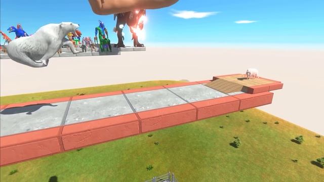 Most Dramatic T-rex Attack Spideman Indominus Rex & Monster Bloop - Animal Revolt Battle Simulator смотреть онлайн