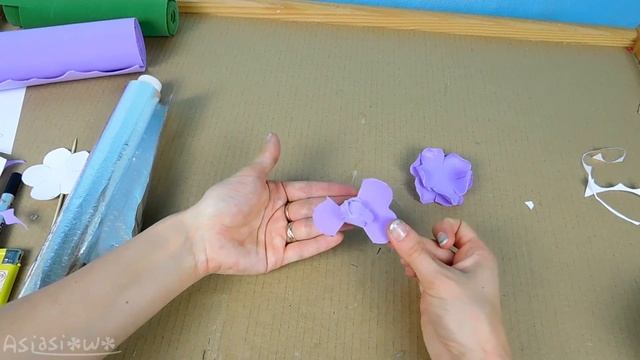 DIY How to make foam roses (ENG Subtitles) - Speed up #371 смотреть онлайн