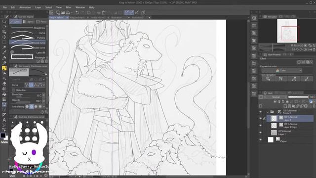 [Art Talk] : Hastur - King in Yellow (Cthulhu Mythos Gijinka) смотреть онлайн